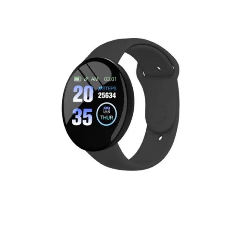 Reloj inteligente D18 Pro para Hombre y mujer - Negro-0