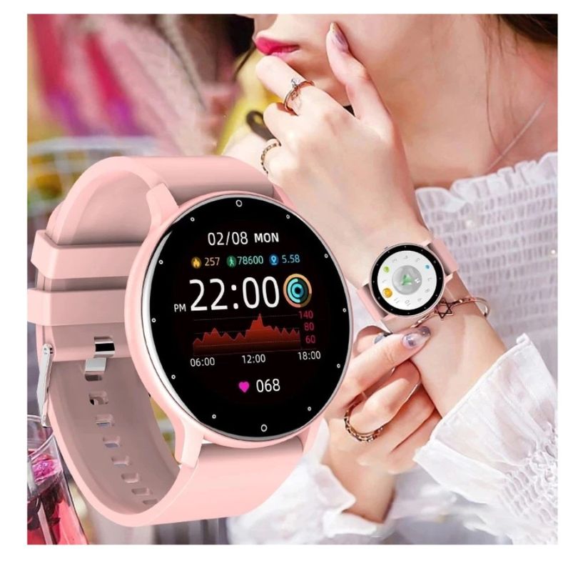 Reloj inteligente para mujer Smartwatch Rosado-3