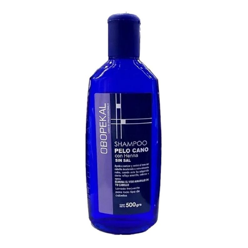 Shampoo  Matizador Azul Con Henna Sin Sal-0