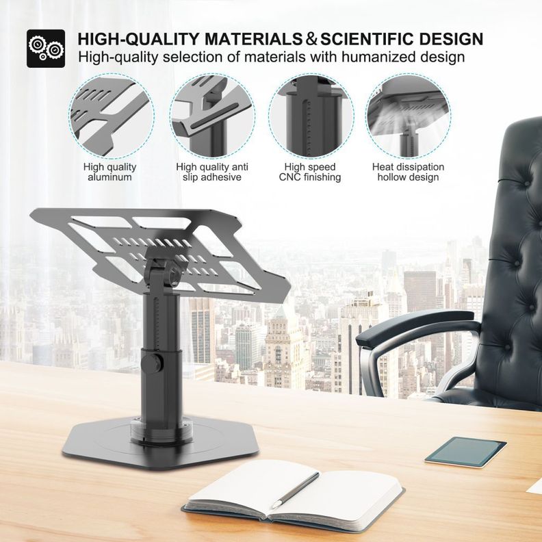 Soporte para laptop computador 360 Plegable-4