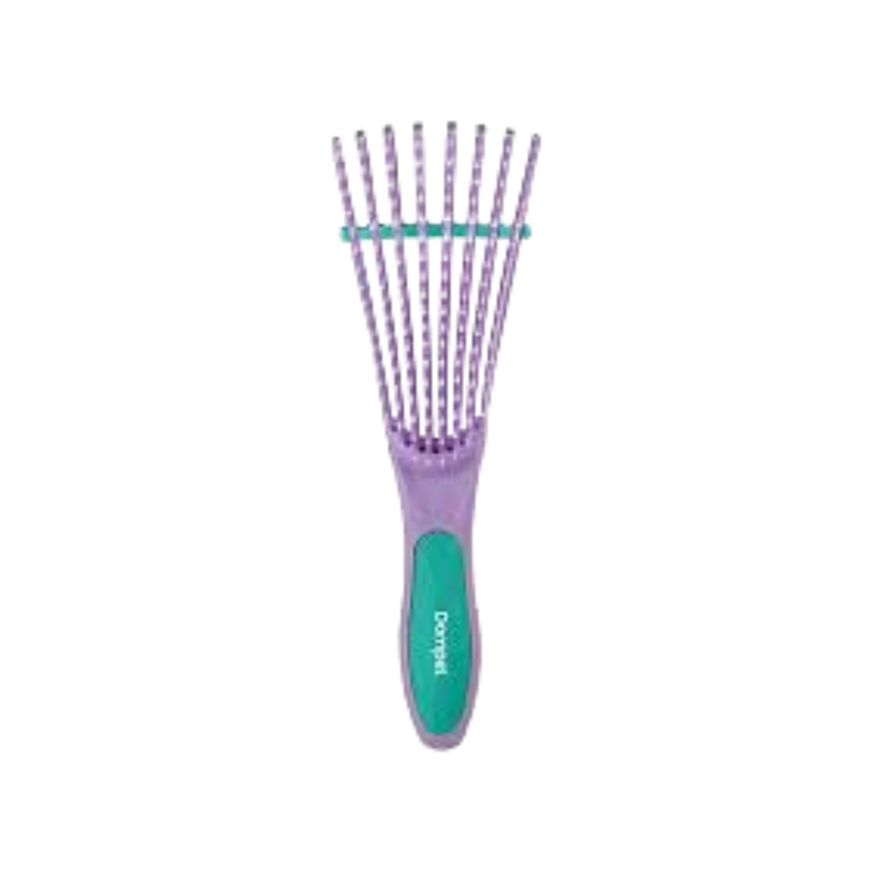 Cepillo Caracol Dompel Ondulada, Rizada y afro Violeta