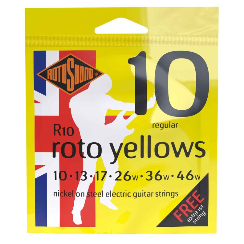 Cuerdas Rotosound guitarra electrica - R10 roto yellows | 10-46
