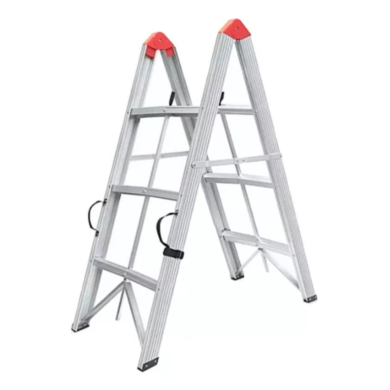 Escalera Plegable Aluminio 3 Escalones Tipo Tijera 150kg-0