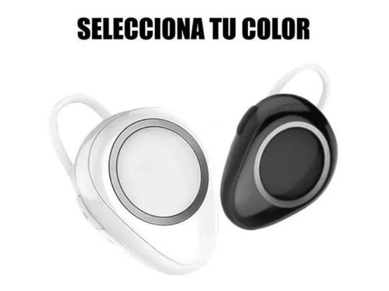 Audífono Manos Libres Bluetooth Para iPhone Y Android Negro-1