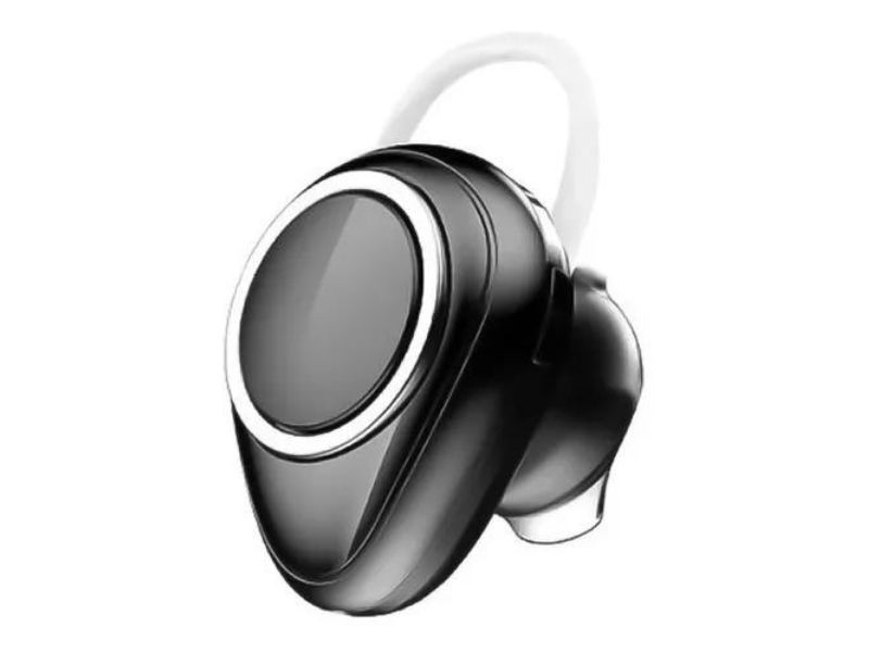 Audífono Manos Libres Bluetooth Para iPhone Y Android Negro-0