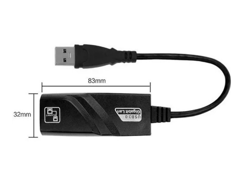 Adaptador Rj45 Usb 3.0 Gigabit Ethernet 10/100/1000 Mbps-2