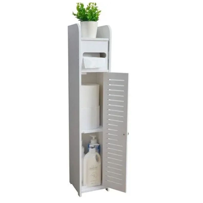 Estante De Baño Organizador 3 Compartimientos Blanco-0