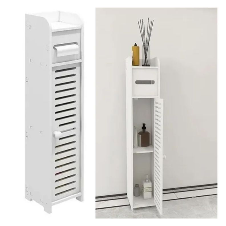 Estante De Baño Organizador 3 Compartimientos Blanco-1