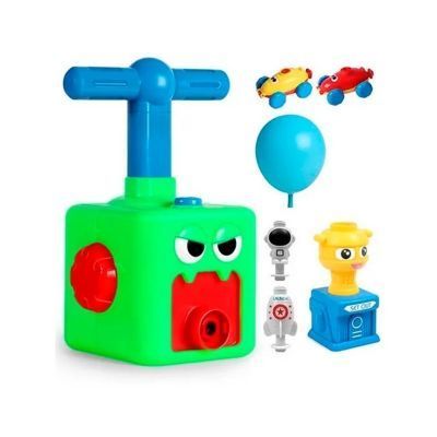 Juguete juego Bombin Lanzador Con 12 Globos Cohete-1
