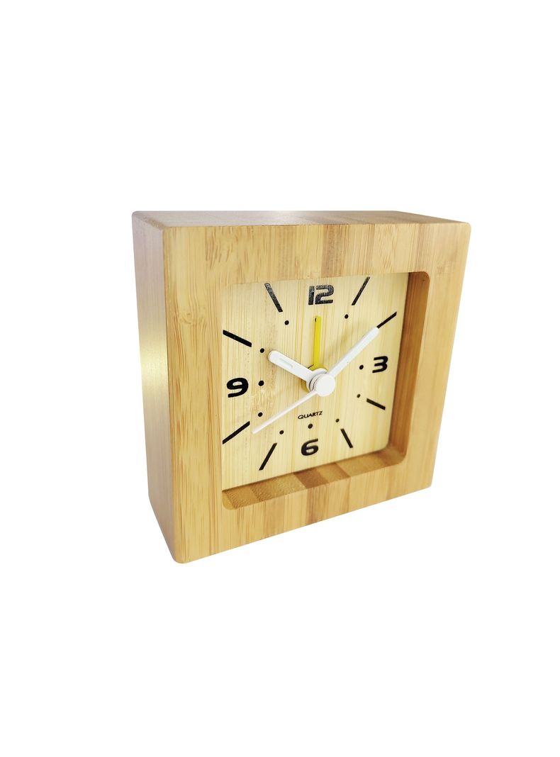 Reloj Despertador De Bamboo Garetto-1