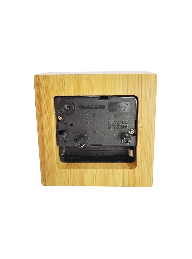 Reloj Despertador De Bamboo Garetto-2