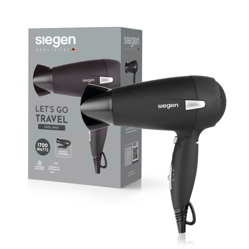 SECADOR DE PELO SIEGEN SG-3012 PLEGABLE-0