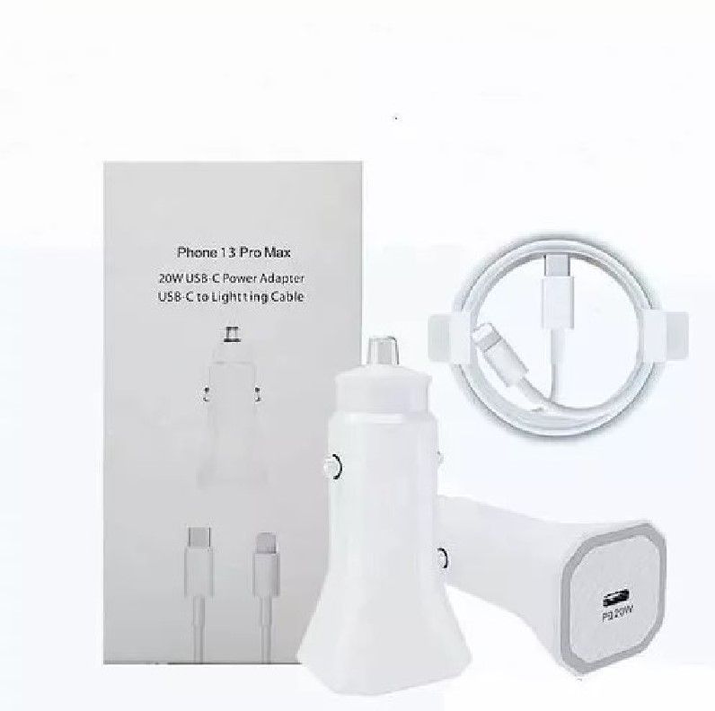 Cargador De Auto 20w Usb C compatible iphone portátil-0