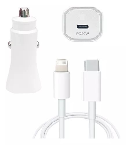 Cargador De Auto 20w Usb C compatible iphone portátil-1