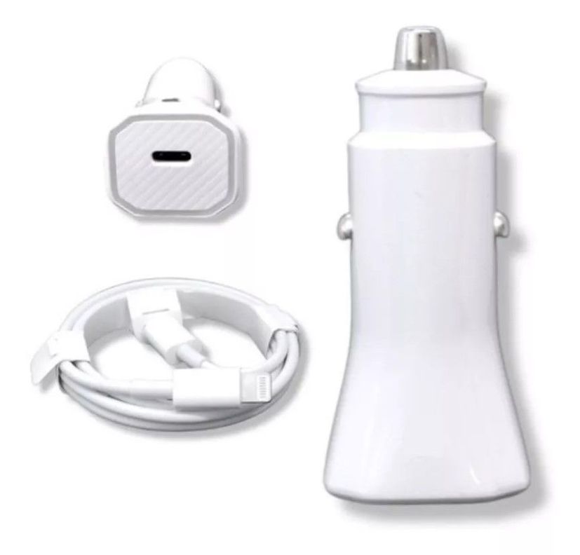 Cargador De Auto 20w Usb C compatible iphone portátil-2