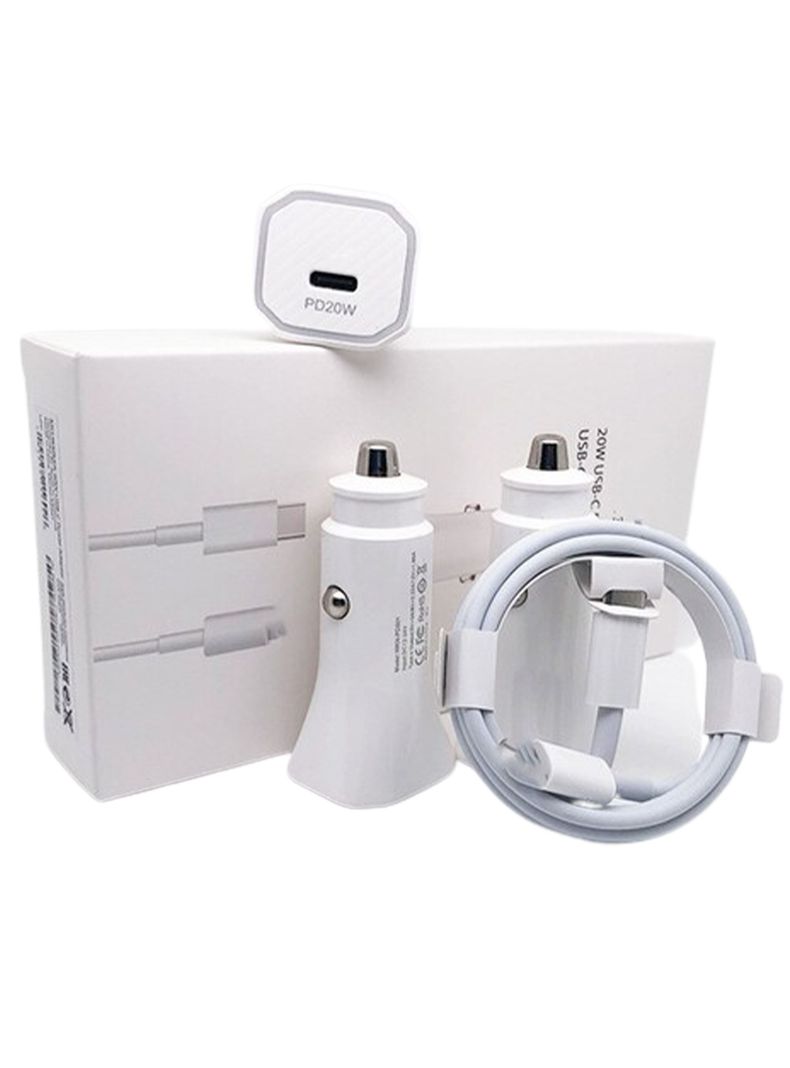 Cargador De Auto 20w Usb C compatible iphone portátil-3