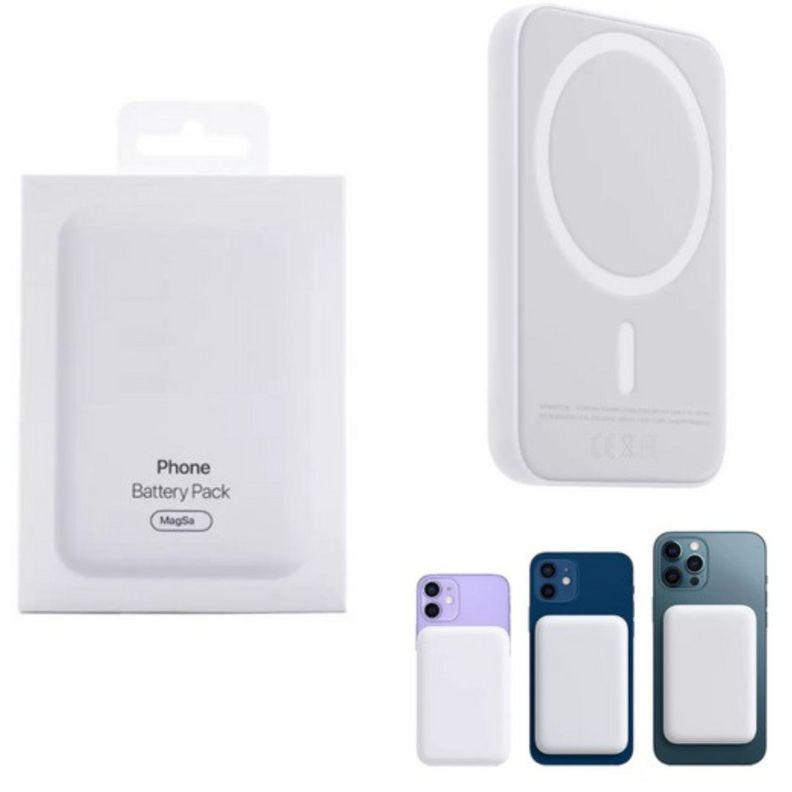 Cargador Magsafe Battery Pack Wireless Iphone Portátil Alternativo-0