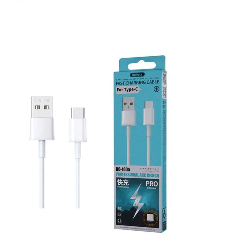 Cable USB Remax RC-138a Tipo-C Original Blanco-0
