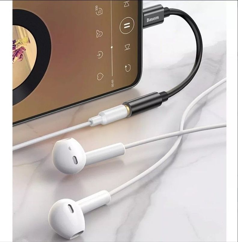 Adaptador Usb Tipo C A Jack 3.5mm Aux Audífonos -3