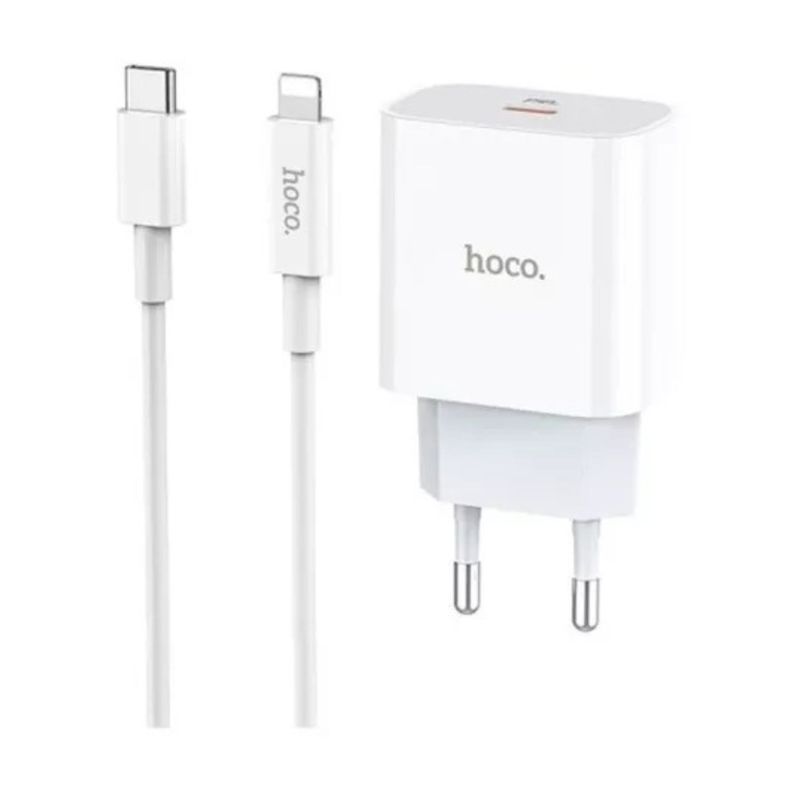 Cargador Hoco C76A 3.0 Tipo C a Lightning con cable para iPhone-1