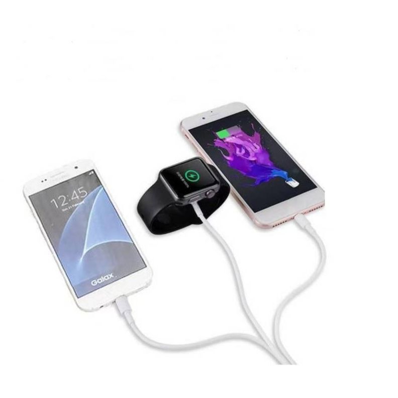 Cable 3 en 1 Cable cargador inalámbrico para Reloj Iphone Android-4