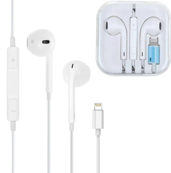 Audífonos Tipo Lightning para iPhone Compatible Alternativo-1