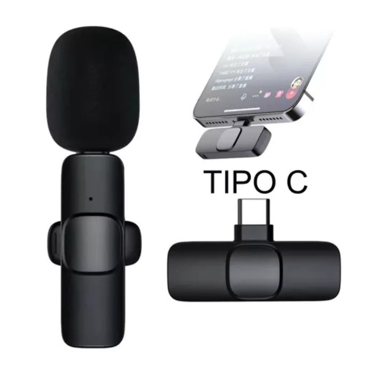 Micrófono Inalámbrico K8 para iPhone - Android tipo C-2