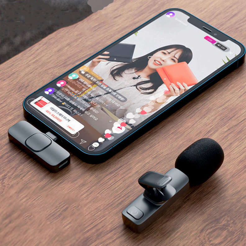 Micrófono Inalámbrico K8 para iPhone - Android tipo C-4