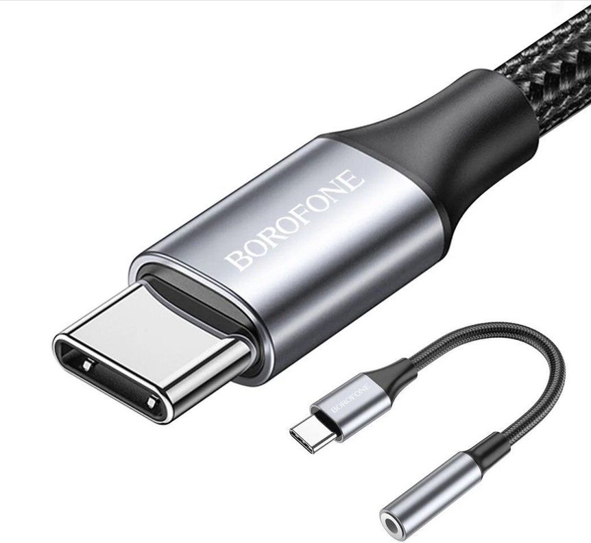 Cable Adaptador Convertidor De Audio De Tipo C A 3,5 Mm-1