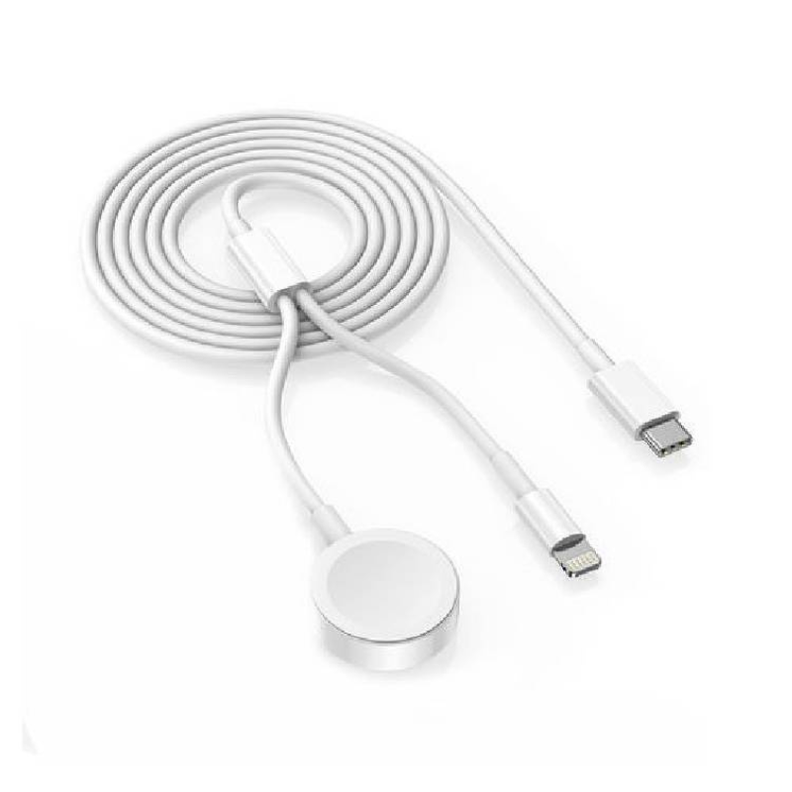 Cable 2 en 1 Cable cargador inalámbrico para Reloj IWatch Iphone-1