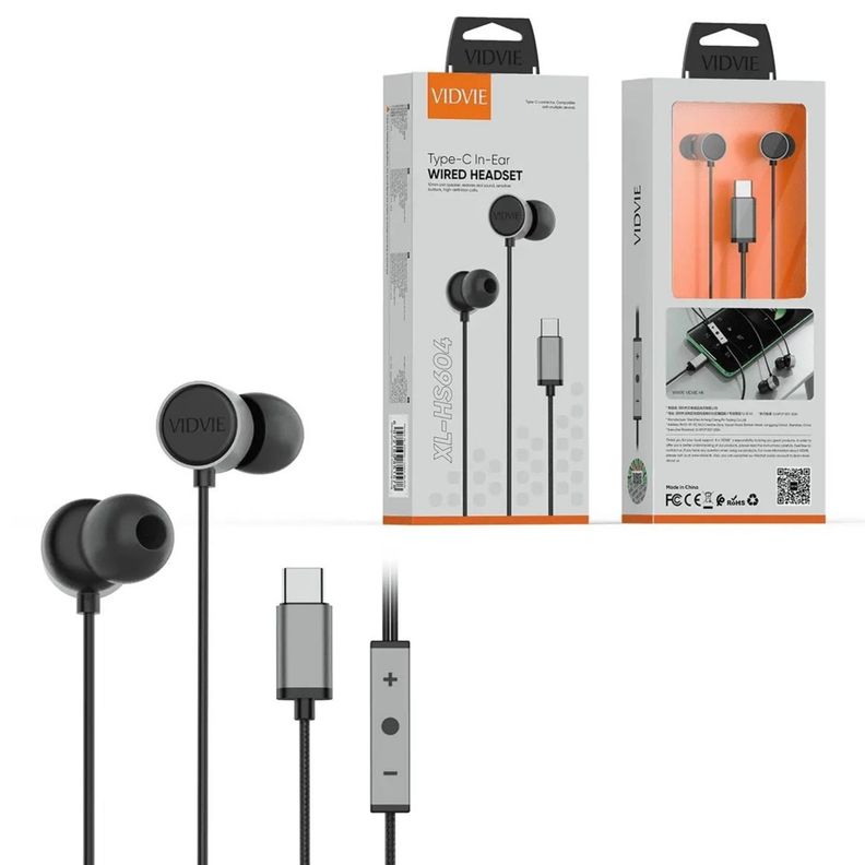 Audifonos Intrauditivo y Microfono con cable USB C para Android y Iphone