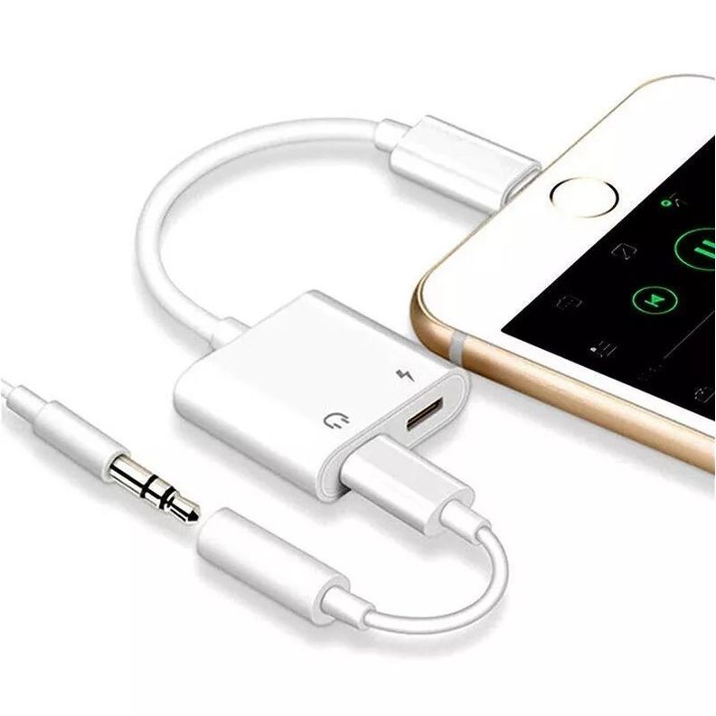 Adaptador iphone lightning 3.5mm AUX Headphone-2