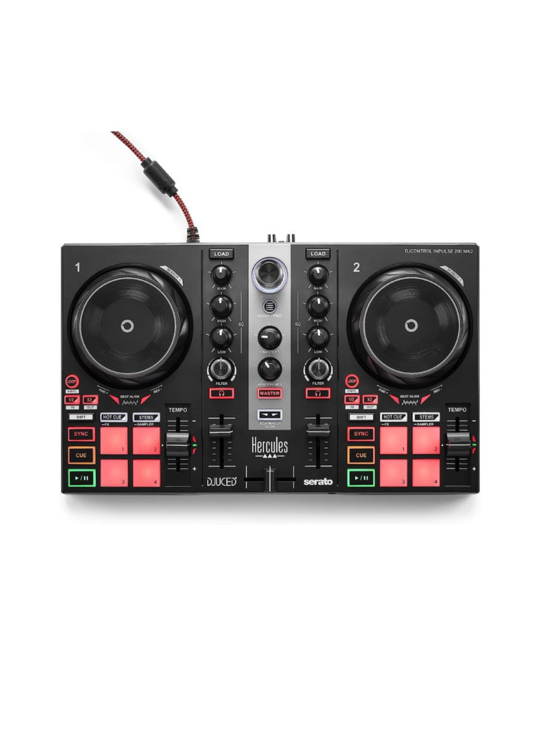 Hercules DJControl Inpulse 200 MK2 – Domina la Música con Precisión-0