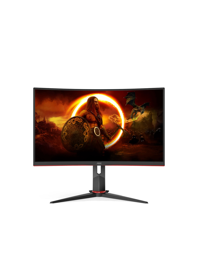  Monitor Gamer Curvo de 24" AOC.-0
