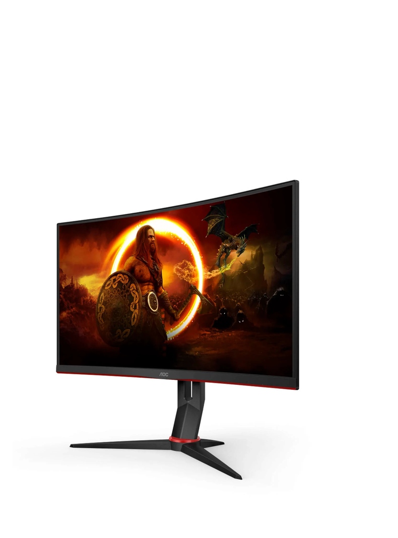  Monitor Gamer Curvo de 24" AOC.-3