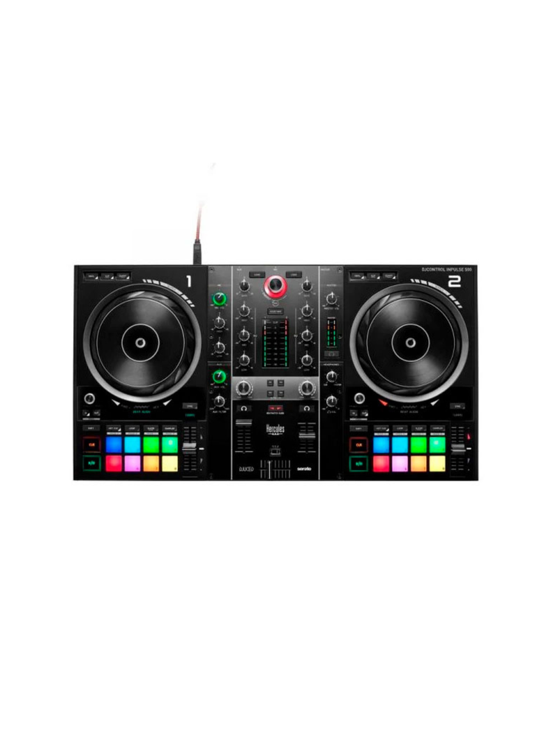 Hercules DJControl Inpulse 500 – Domina la Mezcla con Estilo y Precisión -0