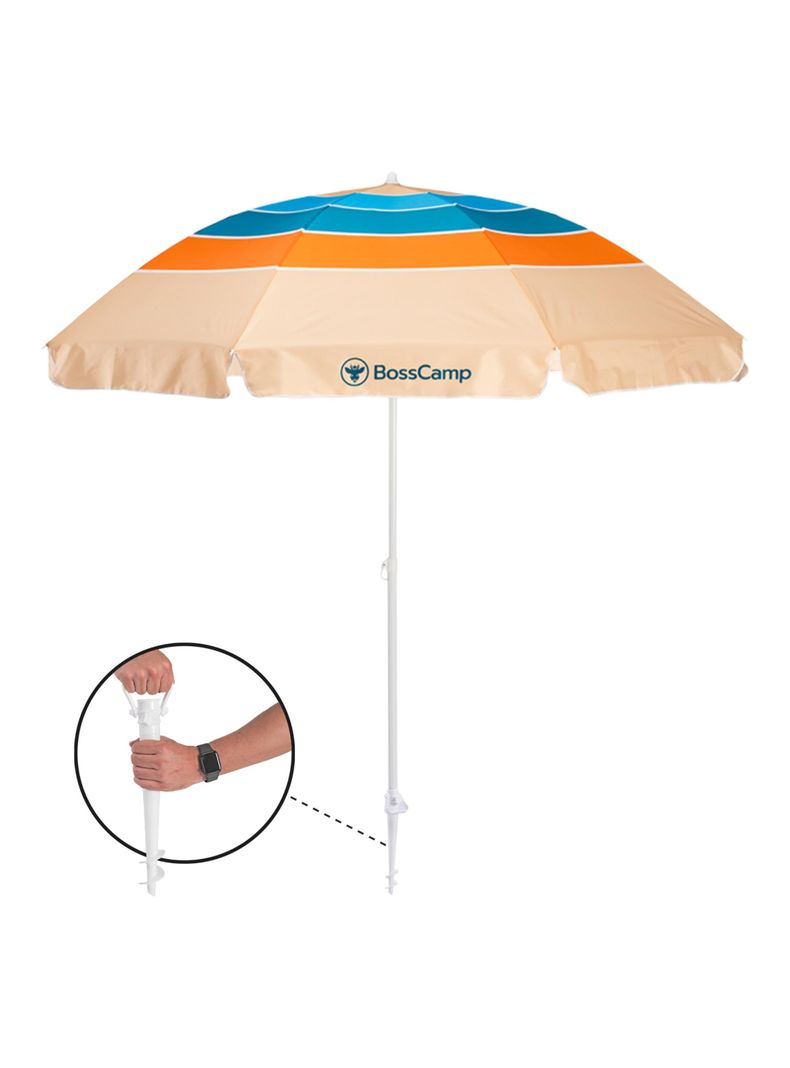 Quitasol Sombrilla Playa Grande 2,5 m UV+50 Quintay Sol Bosscamp-0