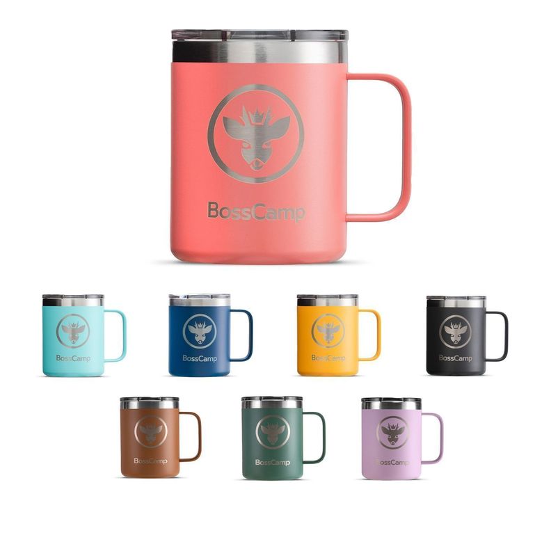TAZA TERMICA TAPA MAGNETIC SLIDER 350 ML TERMO MUG BOSSCAMP