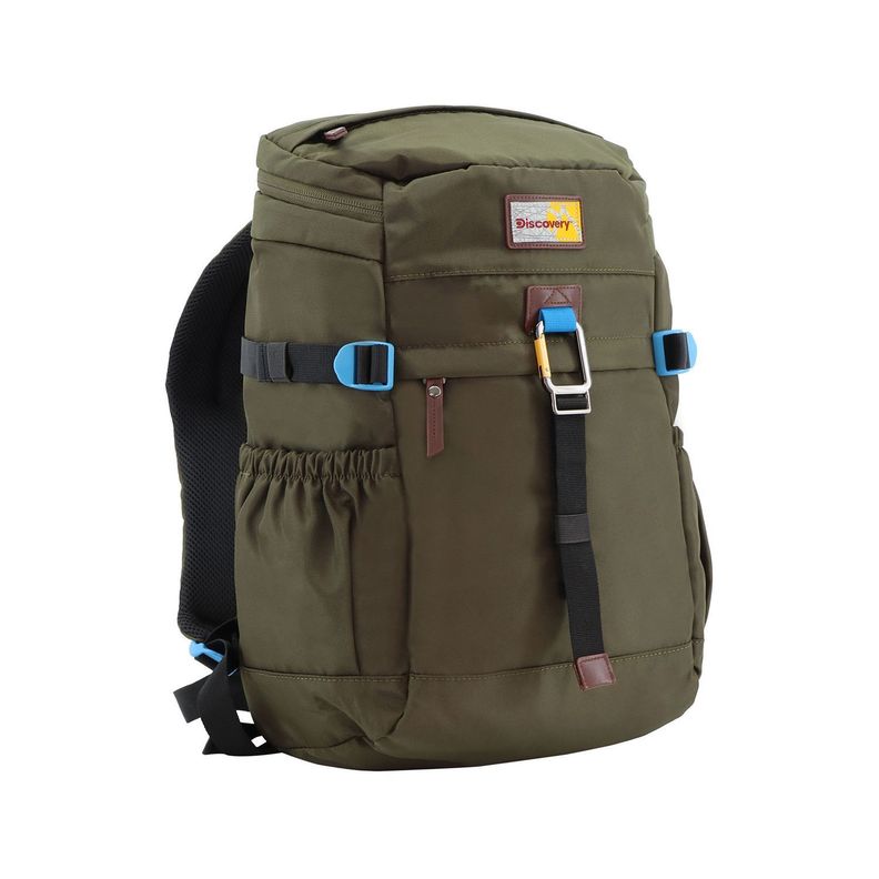 Mochila viaje ICON Discovery RPET 25L para Notebook 15 Verde Militar