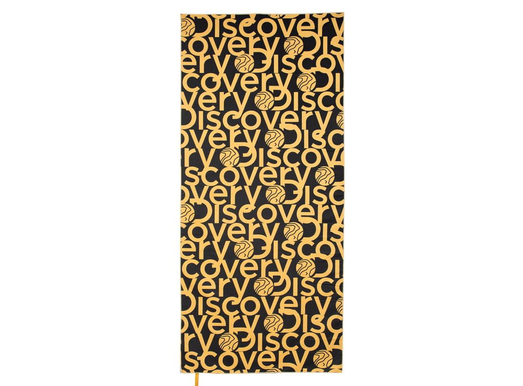 Toalla Microfibra grande Amarillo - Negro Discovery (90 x 200)-0