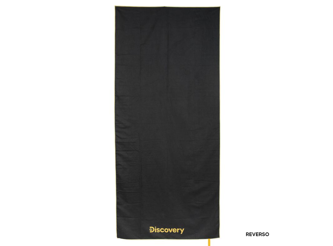 Toalla Microfibra grande Amarillo - Negro Discovery (90 x 200)-1