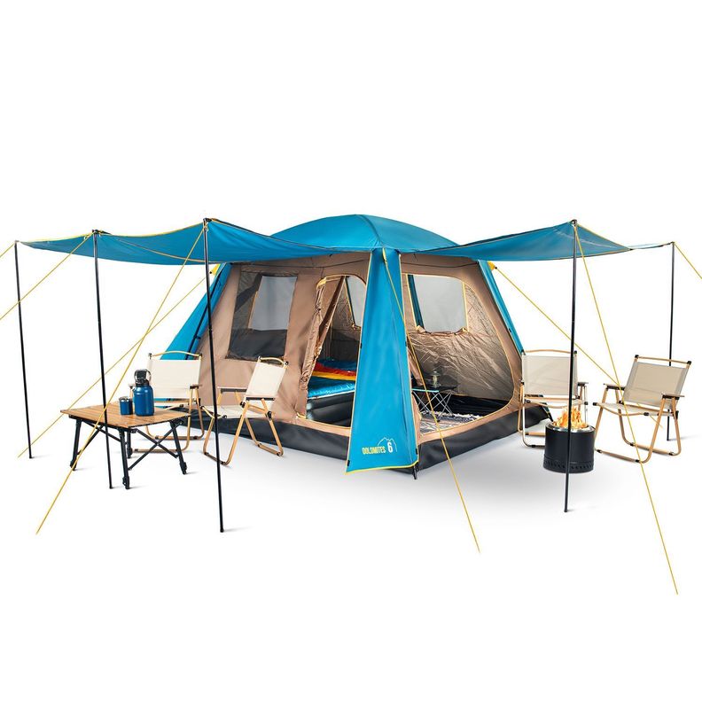 Carpa Camping Dolomites 6, 6 personas techo largo 3000 mm-1