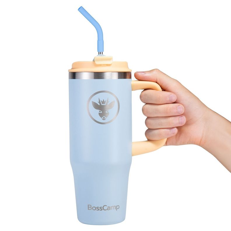Vaso Termico Mug Termo BossCamp 1000ml Tapa 2 en 1