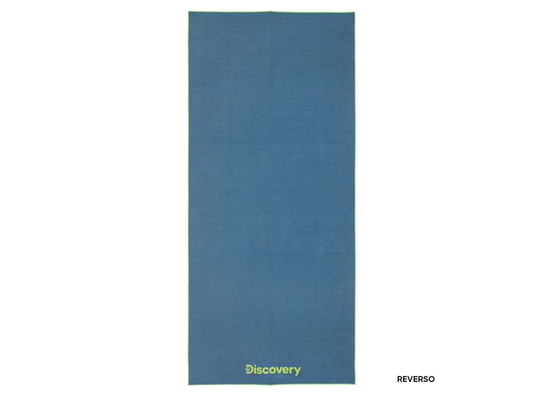 Toalla Microfibra grande Verde - Gris Discovery (90 x 200)-0