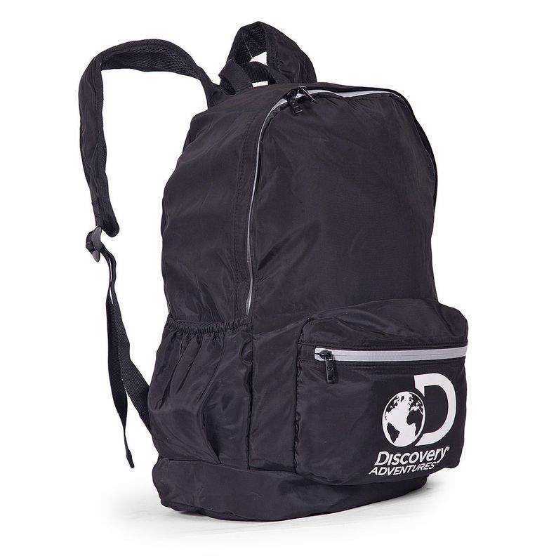 Mochila De Viaje Duffle Plegable Negro-0