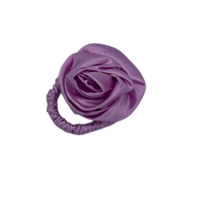 Rosa Scrunchie Collet de Seda Rosado-0