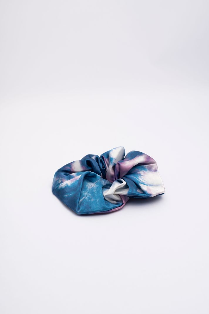 Scrunchie Collet de Seda XL 22 momme Color Ombré Azul-0