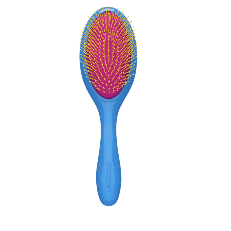 Cepillo Desenredante Denman Tangle Tamer Gentle Celeste-0