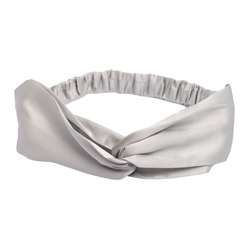 Cintillo de Seda Marina Colorina 22 momme Gris