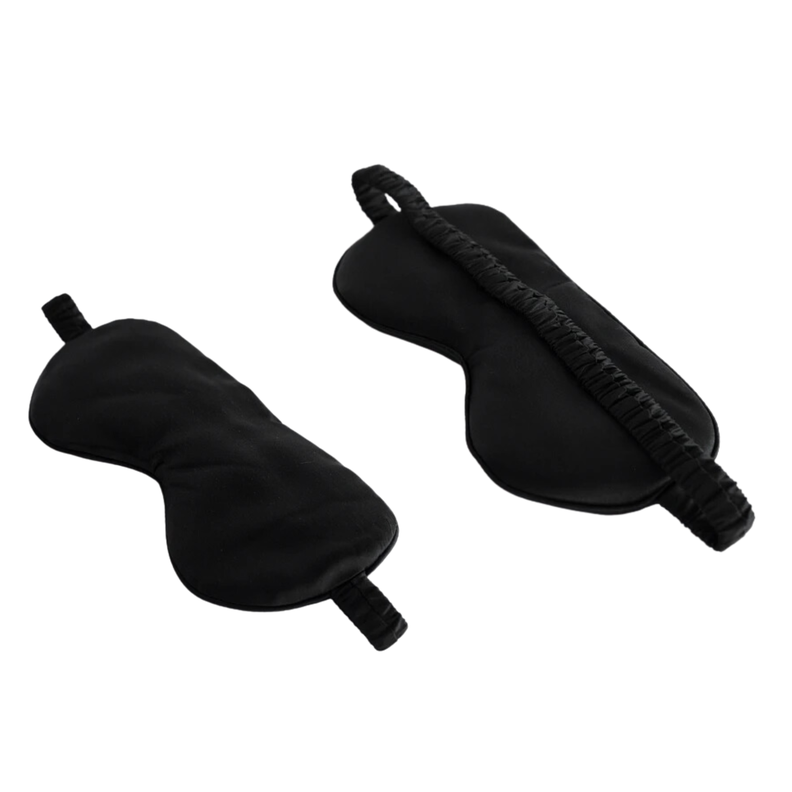 Antifaz de Seda Color Negro Marina Colorina 22 momme-1